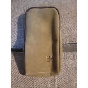 Vintage‎ Kodak Camera Caddy - Brown Leather Pouch - Zippered - Nice